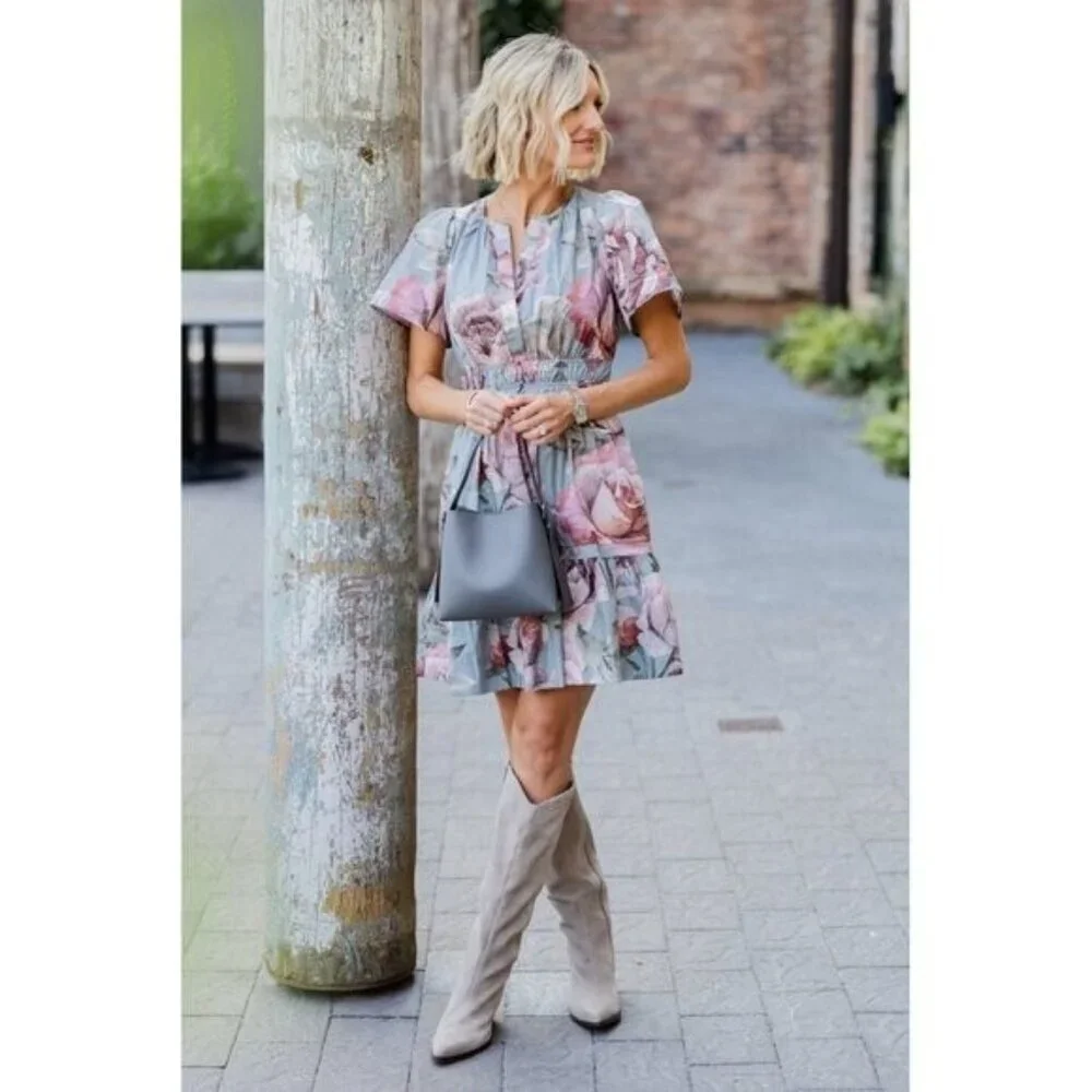 NWT Size 3X- Loverly Grey x Anthropologie The Somerset Mini Dress (NWT US$ 140) - Picture 4 of 15